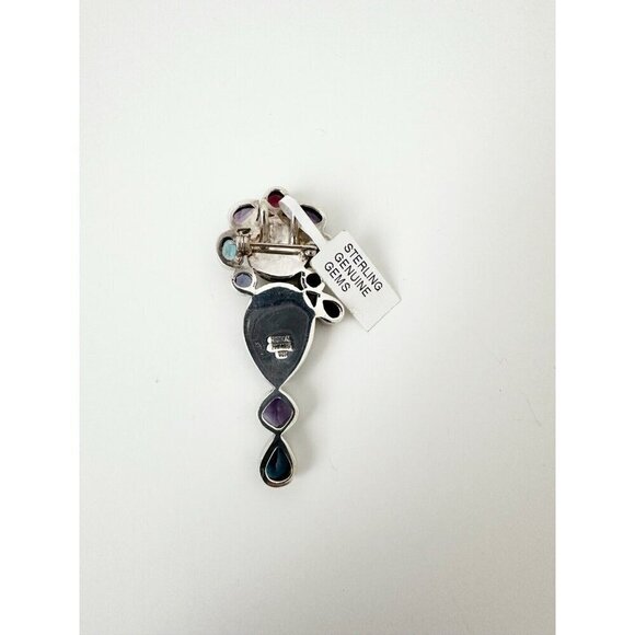 NWT Mystical Madness Sterling Silver Brooch Pendant Sajen-Style Face Amtheyst - Picture 5 of 7